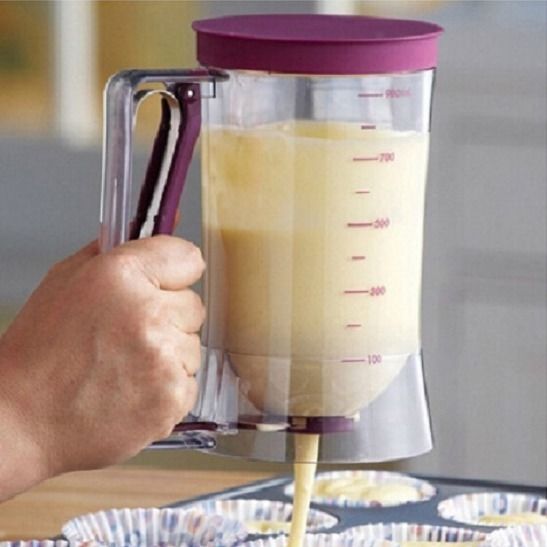 煎饼果子神器商用大容量面糊分配器分离器漏面器煎饼装面糊杯量杯