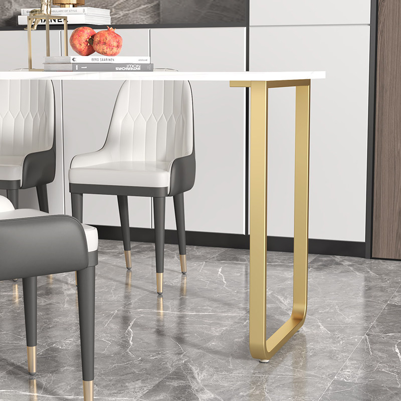 铁艺圆弧形加固桌腿支架吧台搭边脚桌架书桌餐台脚支撑底座可定制