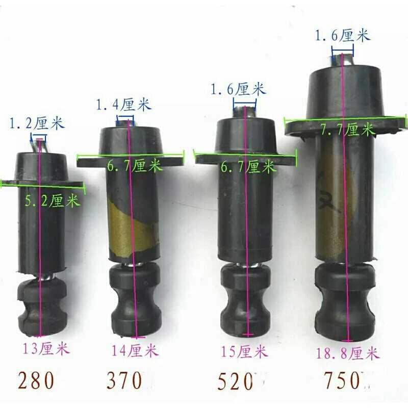 家用自吸泵螺杆泵潜水泵配件旋转螺杆280w370w750w出水橡胶螺杆2