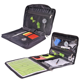 足球训练裁判用具装备包袋裁判用品红黄牌套装球类训练用品裁判包