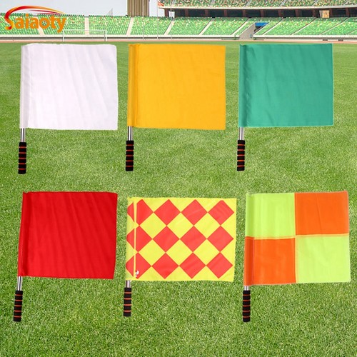 发令旗田径裁判巡边旗足球边裁旗停车场交通指挥手旗铁路信号旗