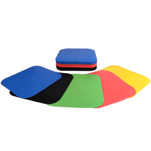 方形平面标志碟足球训练器材篮球步伐训练障碍物标志盘网球训练垫