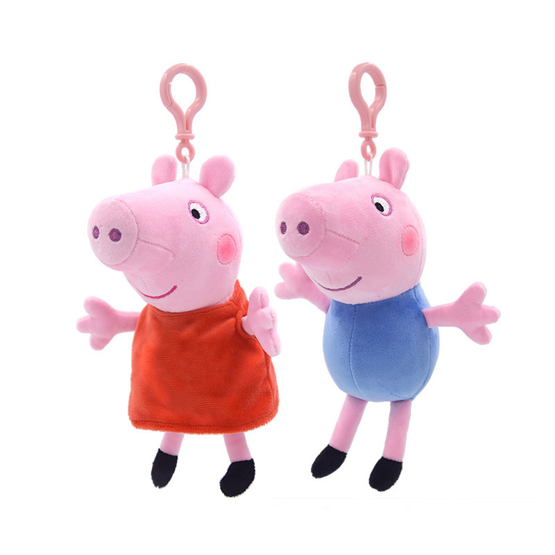小猪佩奇玩偶小公仔书包钥匙扣