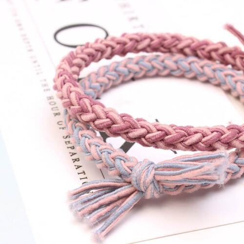 好货Hair accessories two color hair rope hand woven headband