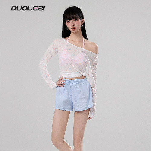 朵乐滋2025新款高级感分体泳衣