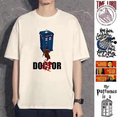 神秘博士doctor who时空机器周边塔迪斯TARDIS短袖T恤男女