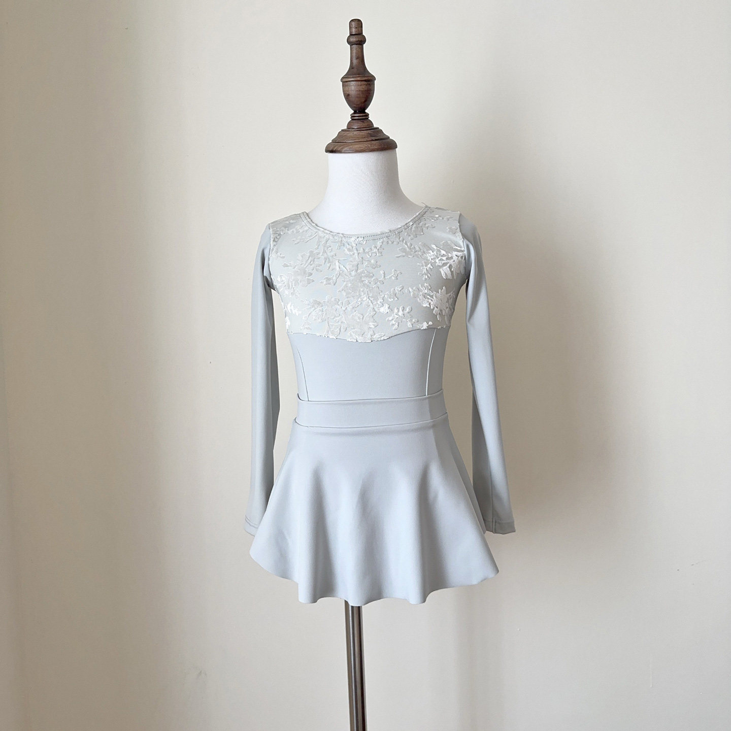 舞蹈服女童丝绒长袖秋冬季中国芭蕾舞裙女练功服女孩跳舞考级演出