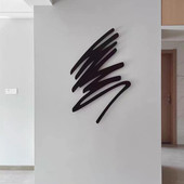 法式 轻奢极简墙面装 饰玄关过道背景墙壁饰壁挂墙饰铁艺立体挂饰