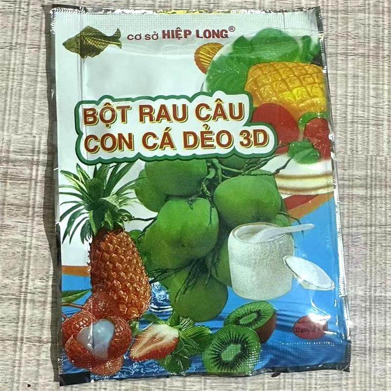 越南协龙果冻粉bot rau cau con ca deo椰子布丁甜品果胶粉10包