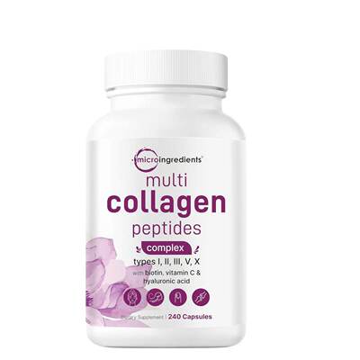 美国直邮MicroIngredients MultiCollagen Complex女性多胶原蛋白
