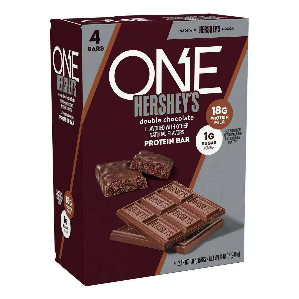 美国直邮ONE Protein Bar 蛋白能量棒饼干枫糖巧克力曲奇海盐黑巧