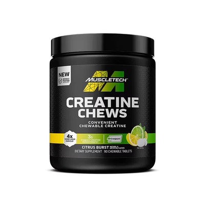 Muscletech creatine chews convenient chewable 90 tablets
