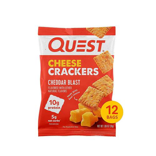 美国直邮 Quest Nutrition Cheese Crackers 低碳高蛋白奶酪脆饼