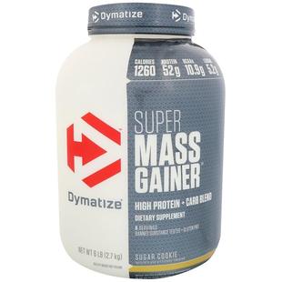 增肌粉6磅增重粉 美国进口 Dymatize Super Mass Gainer