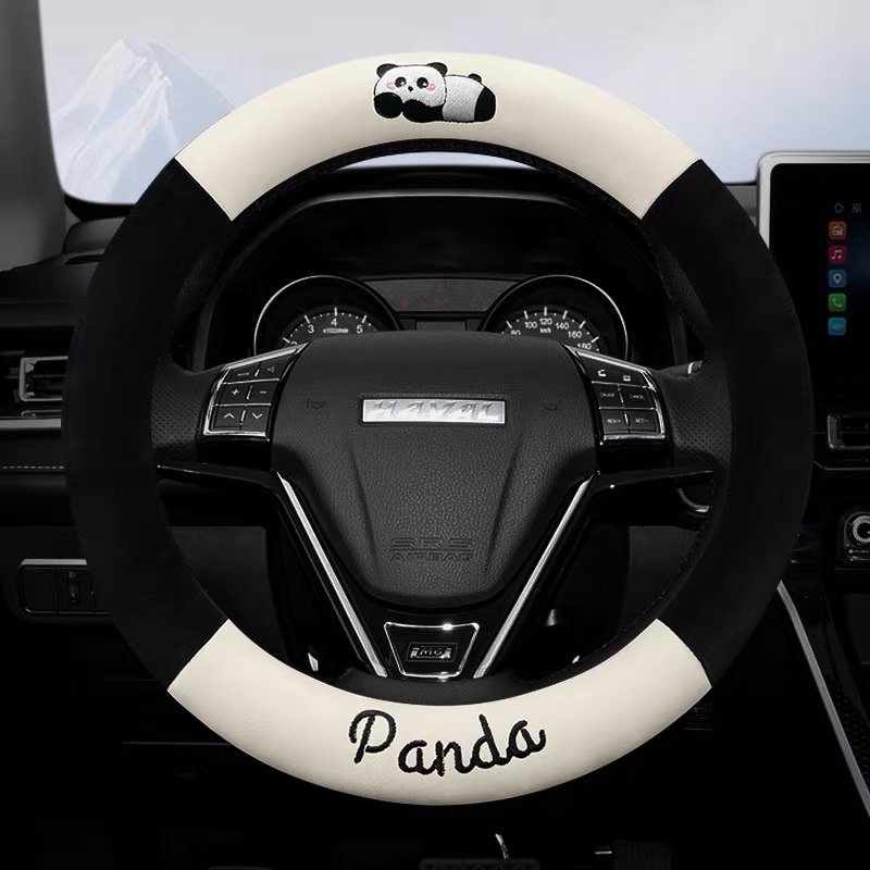 专用于哈弗大狗H6猛龙M6哈佛神兽H5赤兔H9H2汽车冬季毛绒方向盘套