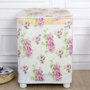 洗衣机盖布双桶洗衣机罩防水老式半自动双杠套防尘罩厂家跨境