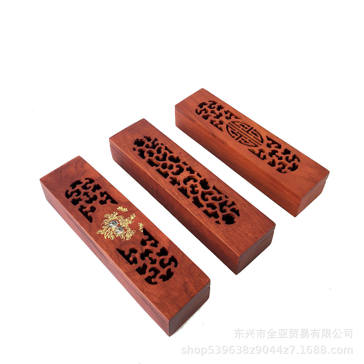 红木筷子盒带盖筷子笼花梨木筷子收纳盒雕刻餐具盒木质盒