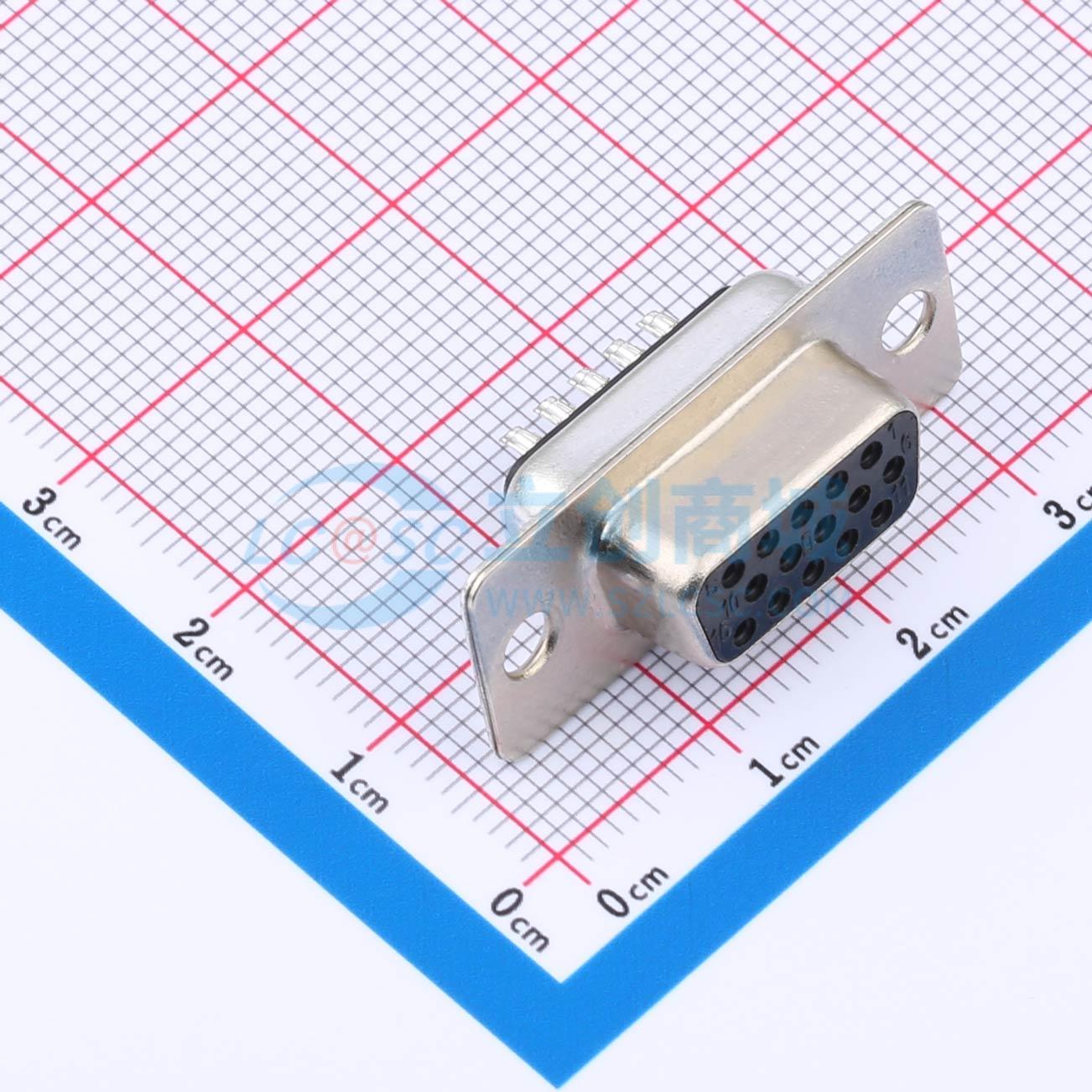 DS1035-15FBNSiSS 插件 D-Sub 公 15P D-Sub/VGA连接器