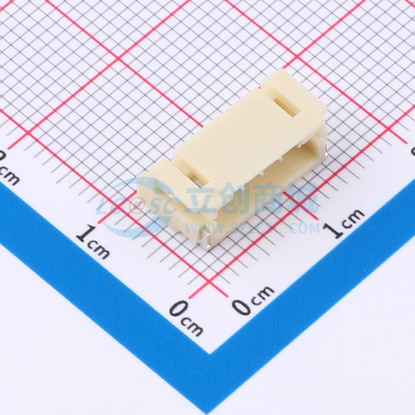 线对板针座 GWFD101-0522A003D2BD-9B SMD,P=2mm 1x5P 电子元器件