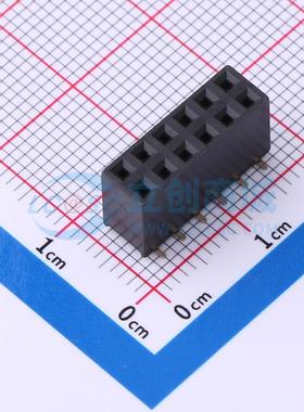 排母 DW254S-22-12-85 SMD,P=2.54mm 2x6P 双排 电子元器件配单