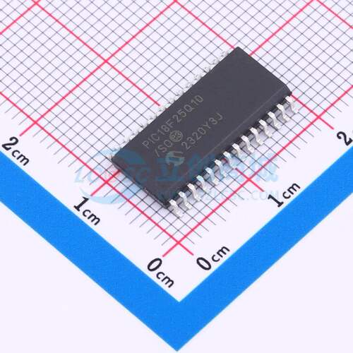 单片机(MCU/MPU/SOC) PIC18F25Q10-I/SO SOIC-28-300mil 原装正品