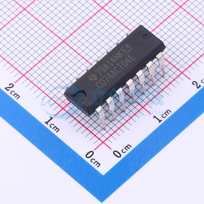 反相器 CD74ACT04E PDIP-14 原装正品 电子元器件配单