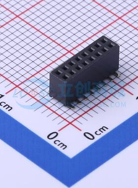 排母 FFH12713-D16S1004K6K SMD,P=1.27mm 2x8P 方孔 电子元器件