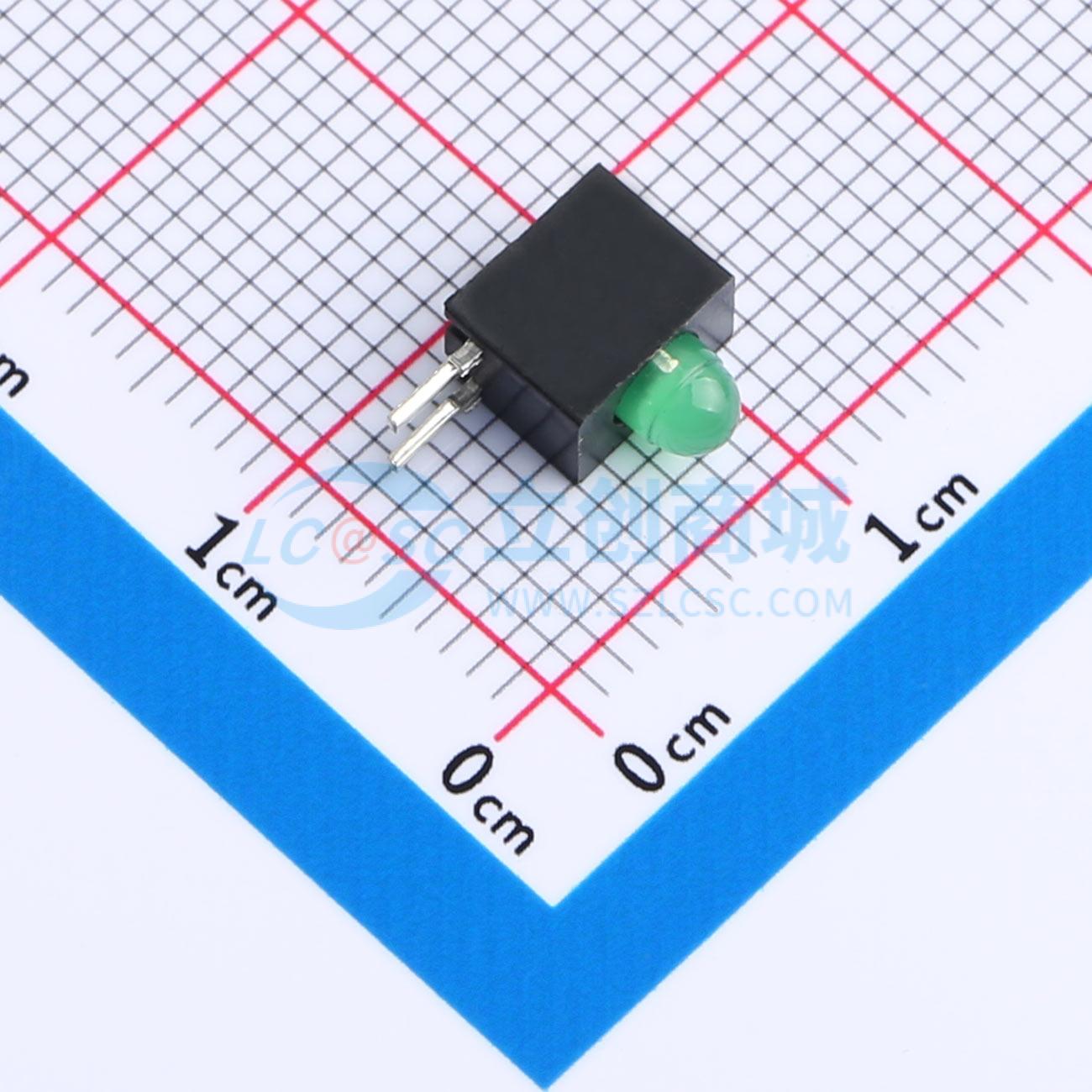 发光二极管/LED A-SA3HR314GD007-H11 绿色 插件,P=3mm 原装正品