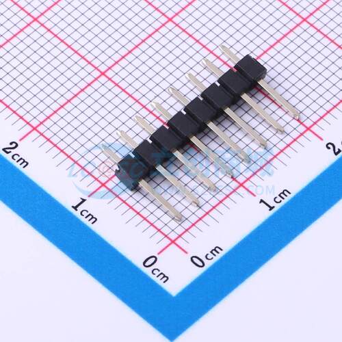 排针 PZ254-1-08-Z-8.5 插件,P=2.54mm 1x8P 方针 电子元器件配单