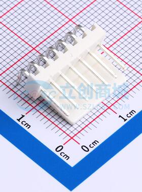 线对板针座 M2510R-G-07P 弯插,P=2.54mm 1x7P 弯插 电子元器件