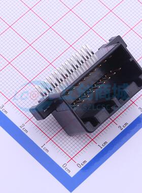 线对板针座 175975-2 弯插,P=2.5mm 2x10P 弯插 电子元器件配单