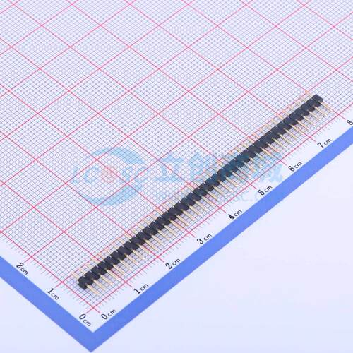 排针 X4611WV-39I-C40D28 插件,P=2mm 1x39P 方针 电子元器件配单