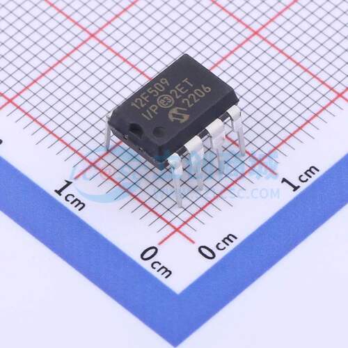 单片机(MCU/MPU/SOC) PIC12F509-I/P PDIP-8 原装正品