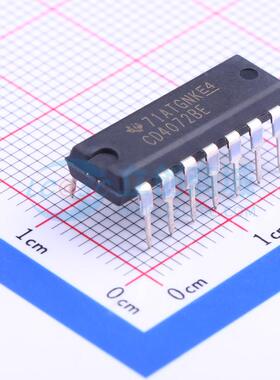 逻辑门 CD4072BE DIP-14 原装正品 电子元器件配单