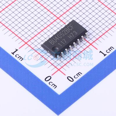 模拟开关/多路复用器 BU4052BCF-E2 SOP-16 原装 电子元器件配单