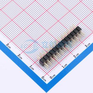 P=2.54mm 2x13 原装 方针 2x13P 插件 1000 C35D35 X5521WV 排针