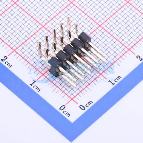排针 DZ254W-22-10-69 弯插,P=2.54mm 2x5P 方针 电子元器件配单