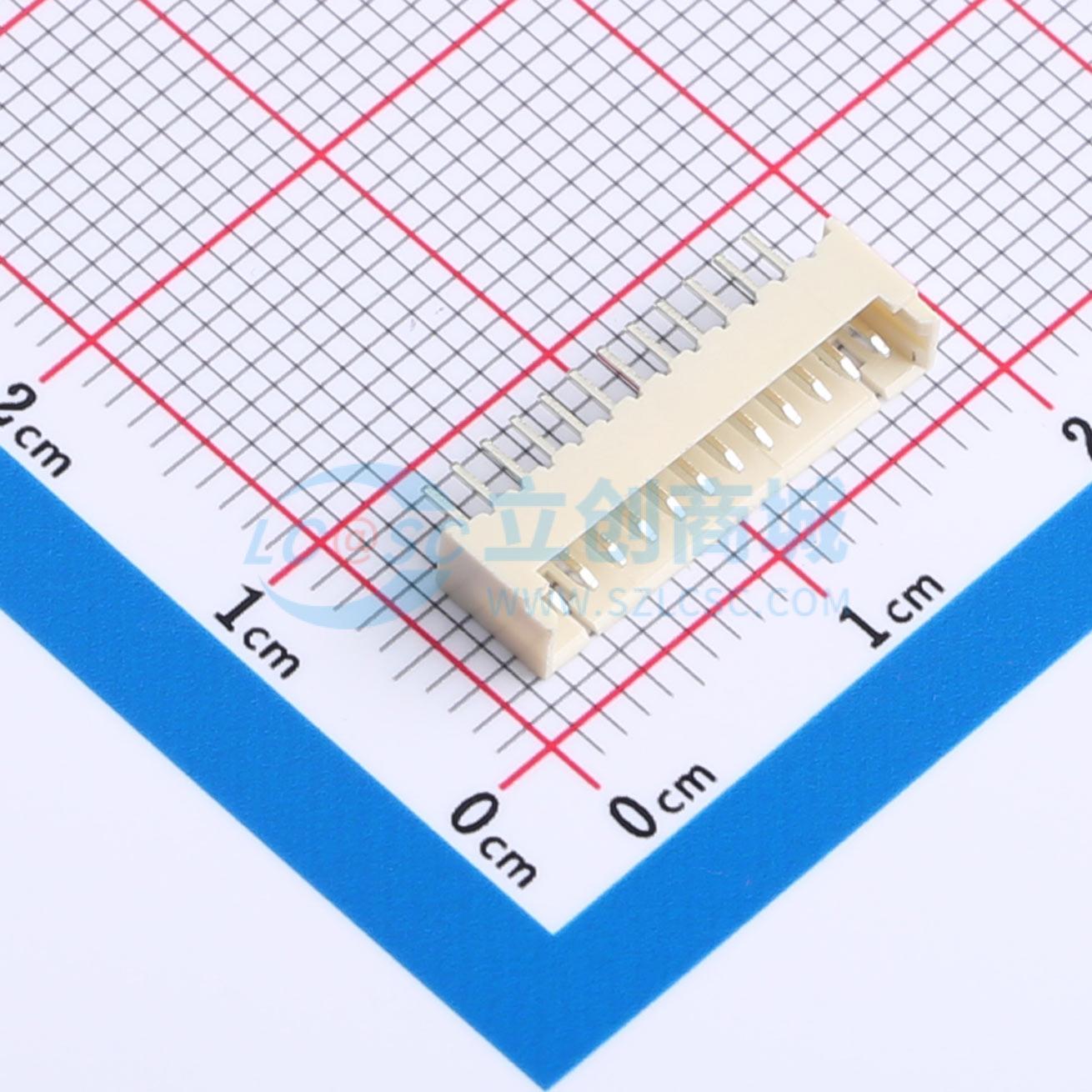 线对板针座 XD-1.25-12A 插件,P=1.25mm 1x12P 直插 电子元器件