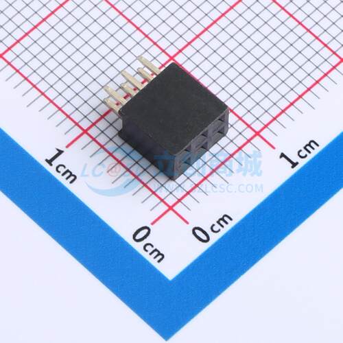 线对板针座 FH2.0-09-03PZS 插件,P=2mm 2x3P 直插 电子元器件