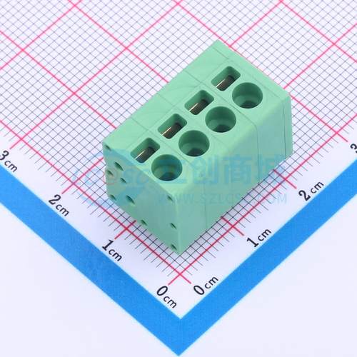 弹簧式接线端子 JL271V-50004G01 插件,P=5mm 1x4P 5mm 原装正品
