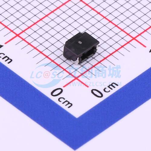 线对板针座 DF52-2S-0.8H(21) SMD,P=0.8mm,卧贴 1x2P 卧贴 原装