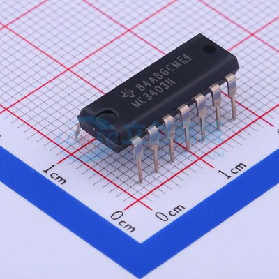 原装 运算放大器 MC3403N DIP-14 全新