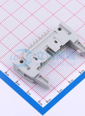 连接器 DS1011-20SBSiA7-B 插件,P=2.54mm 2x10P 牛角扣