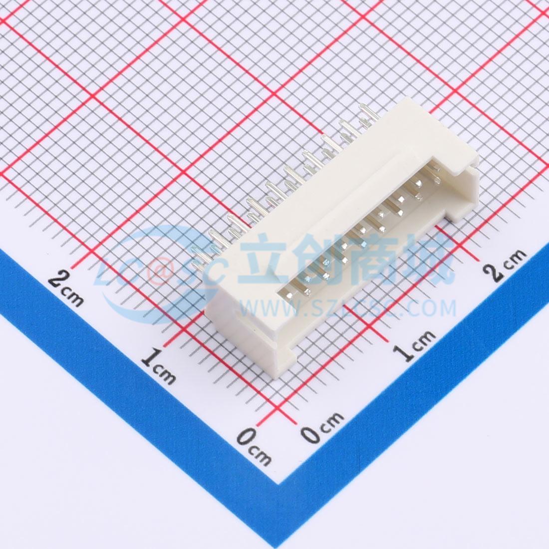 线对板针座 XD-PHB-2*10A 插件,P=2mm 2x10P 直插 电子元器件配单