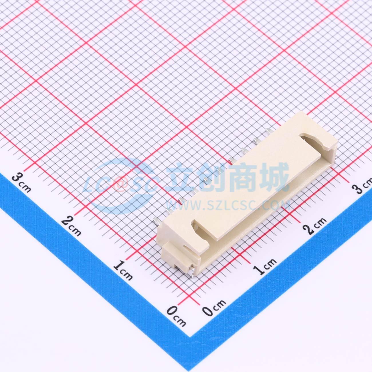 线对板针座 XD-XH-10AWT SMD,P=2.5mm,卧贴 1x10P 卧贴 原装正品