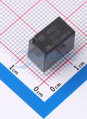 功率继电器 HFD23/012-1ZP DIP,7.5x12.5mm 6 12V 电子元器件配单