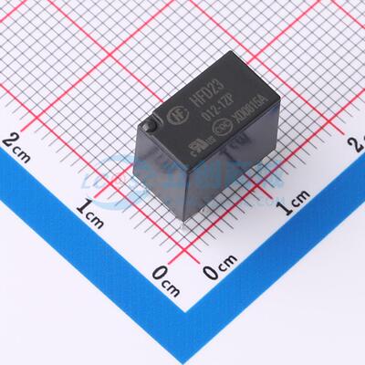 功率继电器 HFD23/012-1ZP DIP,7.5x12.5mm 6 12V 电子元器件配单