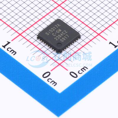 时钟发生器/频率合成器/PLL SI5317A-C-GM QFN-36-EP(6x6) 原装