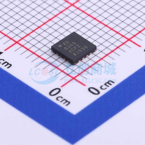 RF检波器 AD8363ACPZ-R7 LFCSP-16(4x4) 原装正品 电子元器件配单
