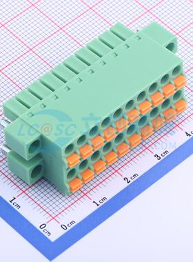 插拔式接线端子 KF2EDGKNHM-3.81-2*10P P=3.81mm 插头 原装正品